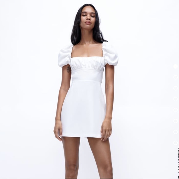 Zara Dresses Zara Linen Blend Dress Poshmark